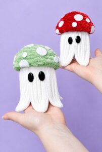 Better Than Crochet: Quick Mushroom Cap Wearing Ghost Plushie for Gifting
