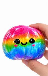 Tutorial to DIY Rainbow Boa Bun Dumpling Squishy for Anti-Stress Toys